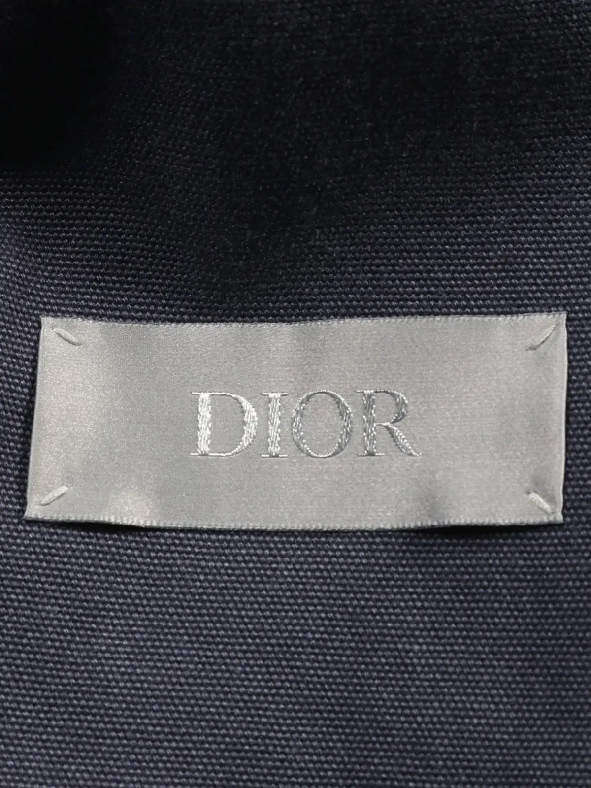 Christian Dior ビンテージ 2010年代 テーラード コットン ジャケット ブルー - 画像4
