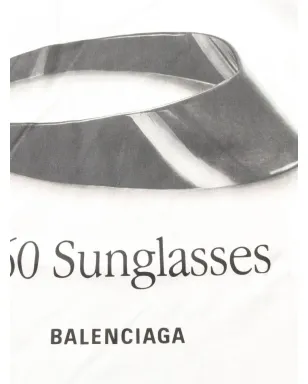 Balenciaga Pre-Owned サングラスプリントTシャツ - サムネイル4