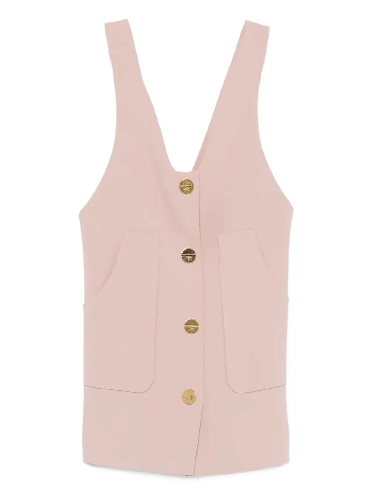 Elisabetta Franchi La Mia Bambina ノースリーブ ポケットドレス - 画像1