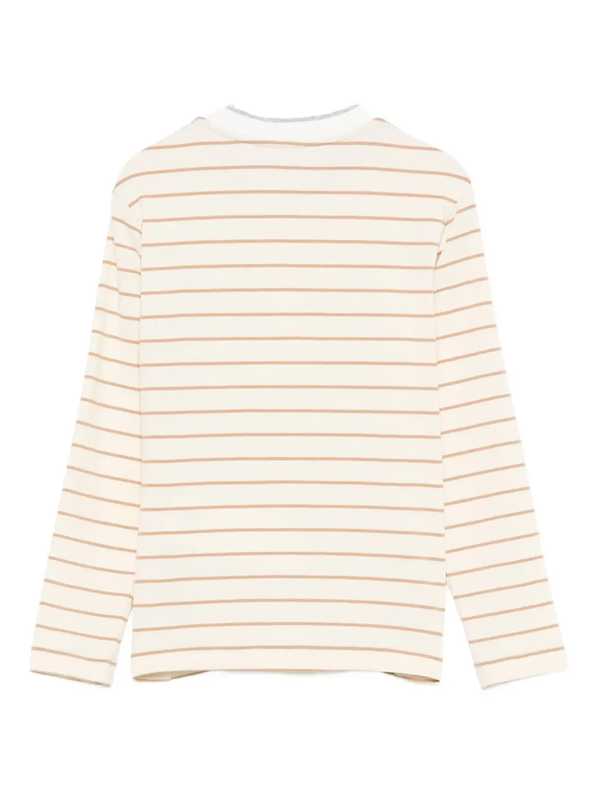 Eleventy Kids ストライプ長袖Tシャツ - 画像2