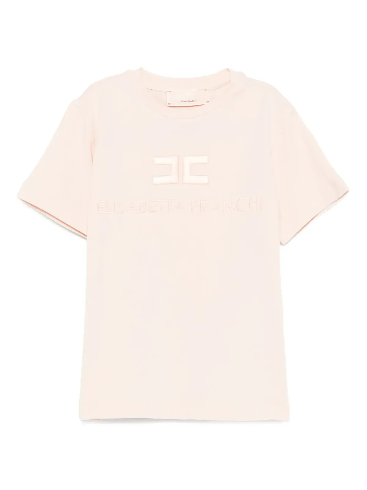 Elisabetta Franchi La Mia Bambina ロゴ刺繍 コットン Tシャツ - 画像1