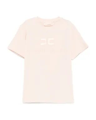 Elisabetta Franchi La Mia Bambina ロゴ刺繍 コットン Tシャツ - サムネイル1