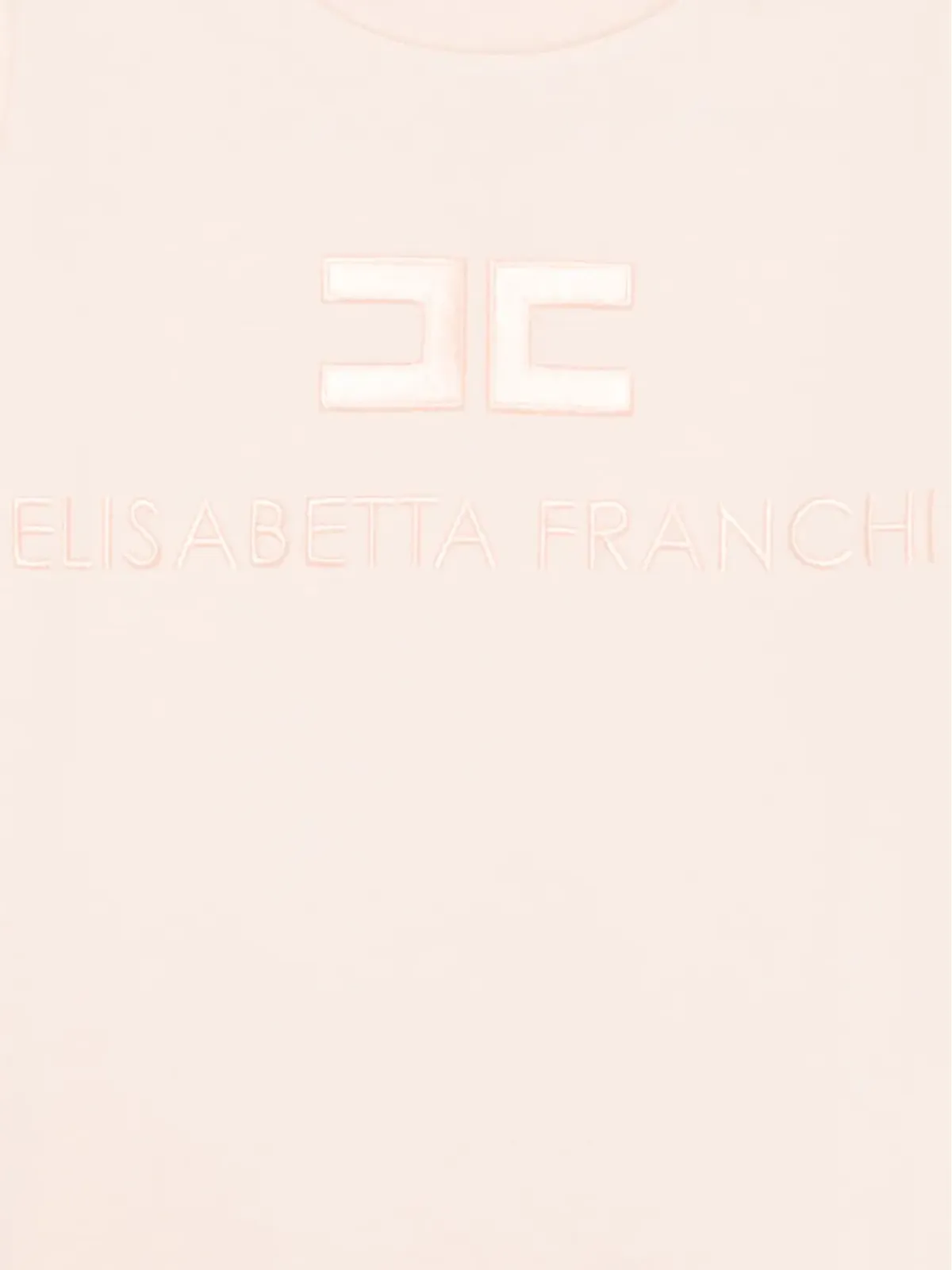 Elisabetta Franchi La Mia Bambina ロゴ刺繍 コットン Tシャツ - 画像3