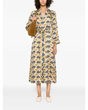 S Max Mara ベルト付きシルクドレス - サムネイル2