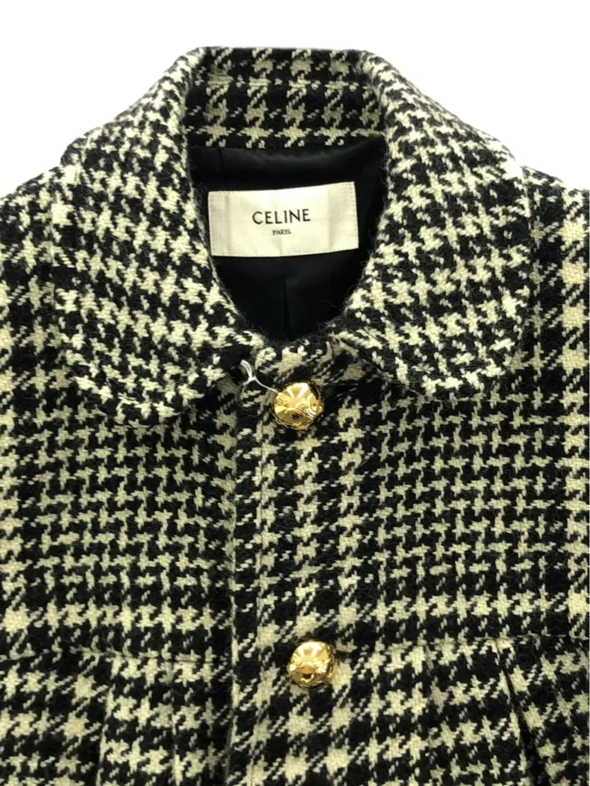 Celine Pre-Owned 2010s Sixteen coat - Black - 画像4