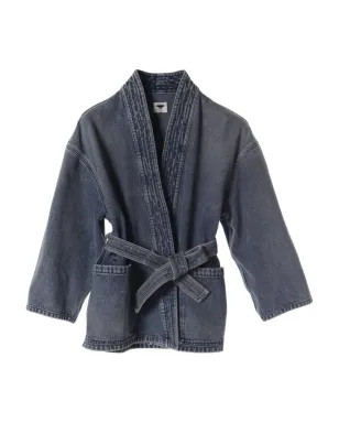 Christian Dior Pre-Owned ビー刺繍入りデニムジャケット - サムネイル2