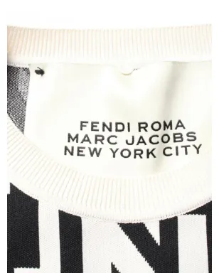 Fendi Pre-Owned x Marc Jacobs 2000年柄ニットジャンパー - サムネイル5
