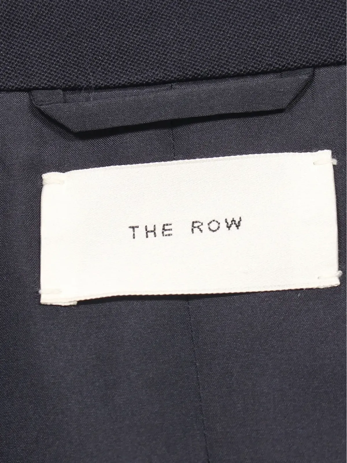 The Row 2020s サンドン ダブルブレスト ブレザー - ネイビーブルー - 画像3