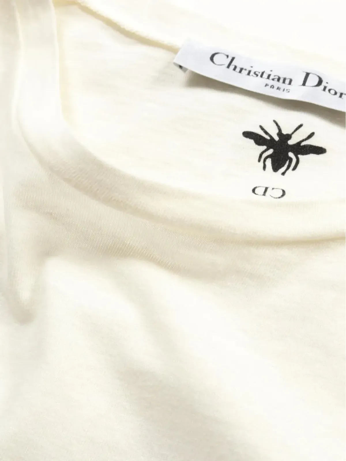 Christian Dior Pre-Owned ビー・モチーフ クルーネックTシャツ - ホワイト - 画像3