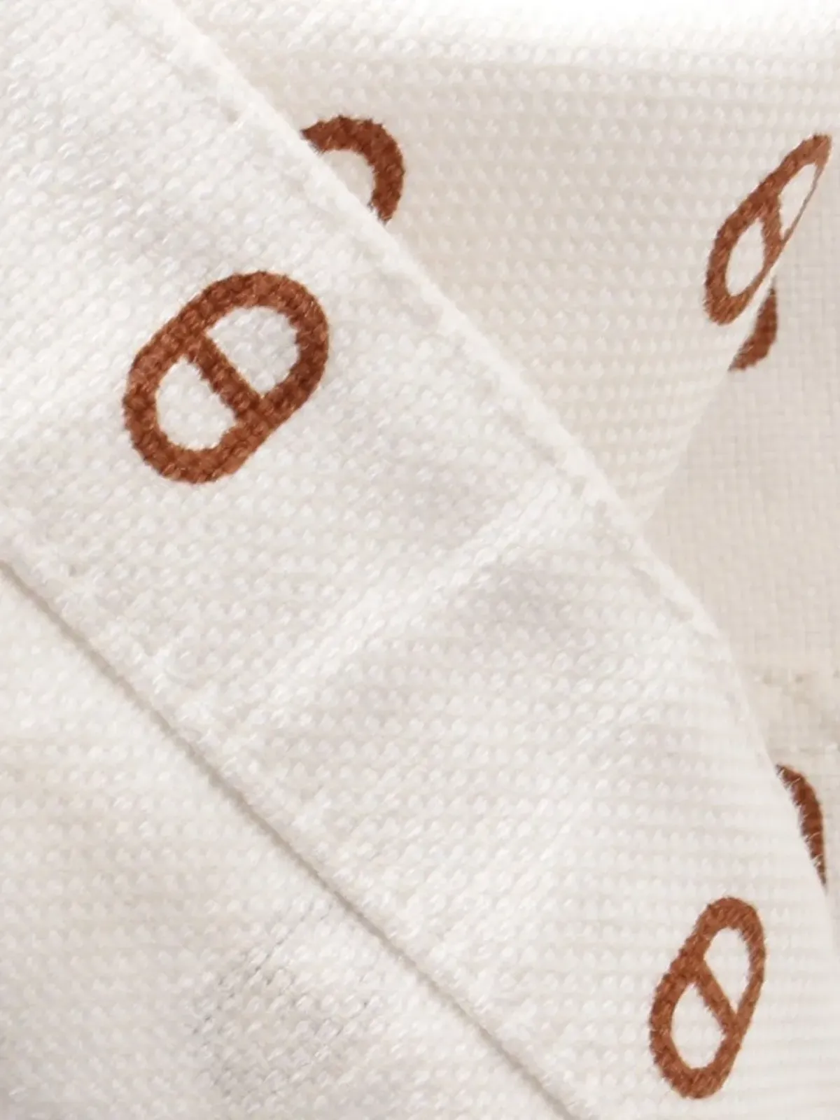 Hermès ビンテージ Chaîne d'Ancre コットン混紡コート - ホワイト - 画像3