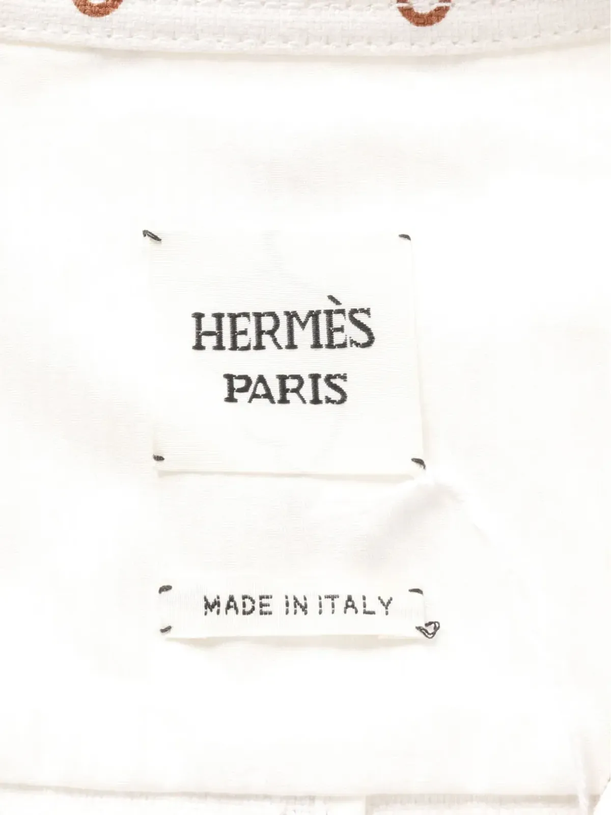 Hermès ビンテージ Chaîne d'Ancre コットン混紡コート - ホワイト - 画像4