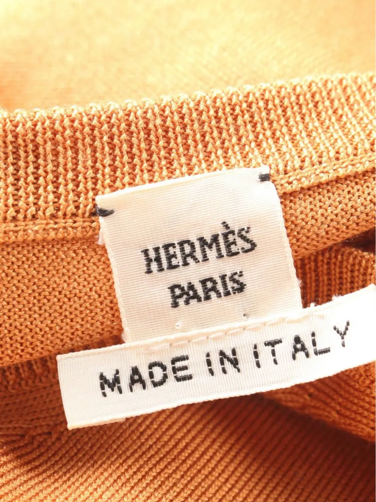 Hermès Pre-Owned Hロゴ ドレス（オレンジ） - 画像3