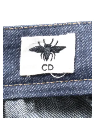 Christian Dior Pre-Owned 2010s プリーツデニムスカート - ブルー - サムネイル5