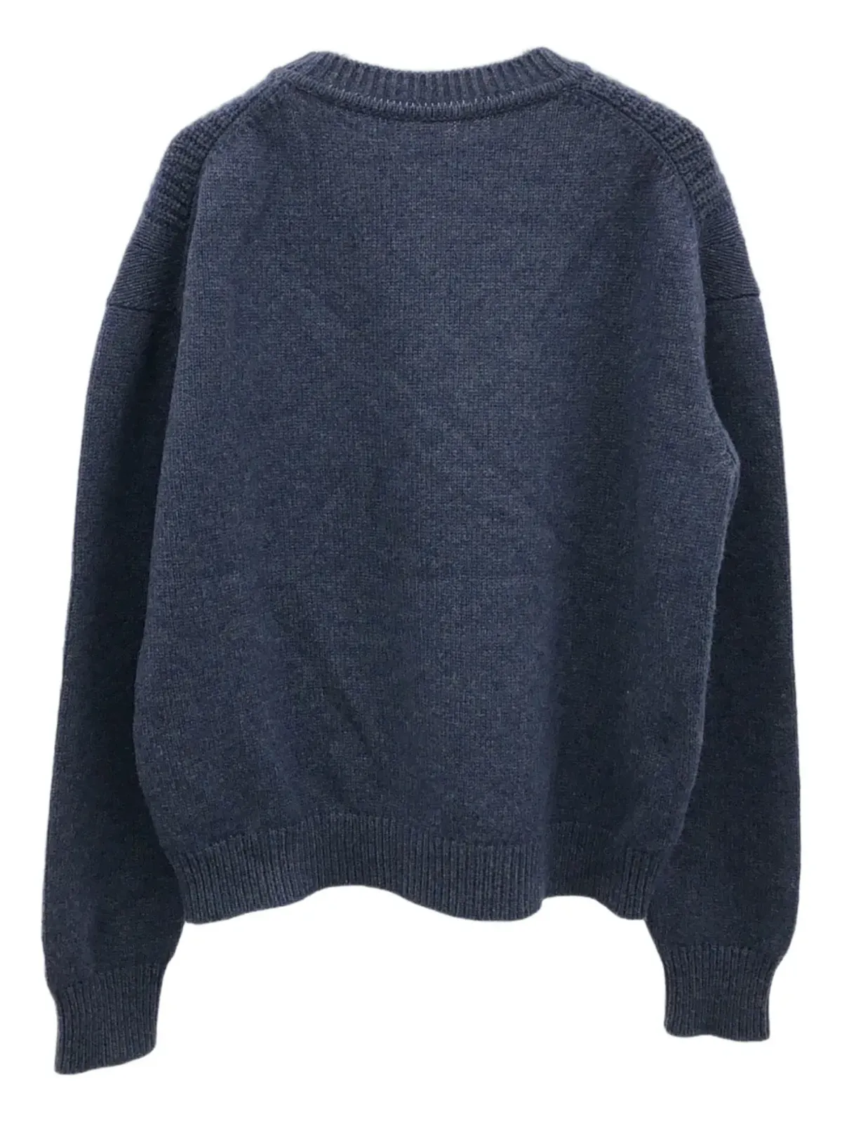 Hermès Pre-Owned 2010s ribbed-knit cashmere jumper - Blue - 画像2