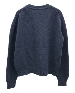 Hermès Pre-Owned 2010s ribbed-knit cashmere jumper - Blue - サムネイル2