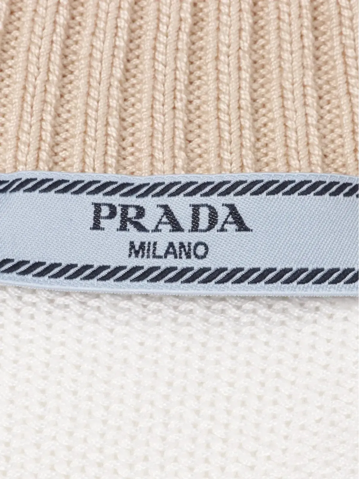 Prada Pre-Owned 2010s ribbed cotton cardigan - White - 画像5