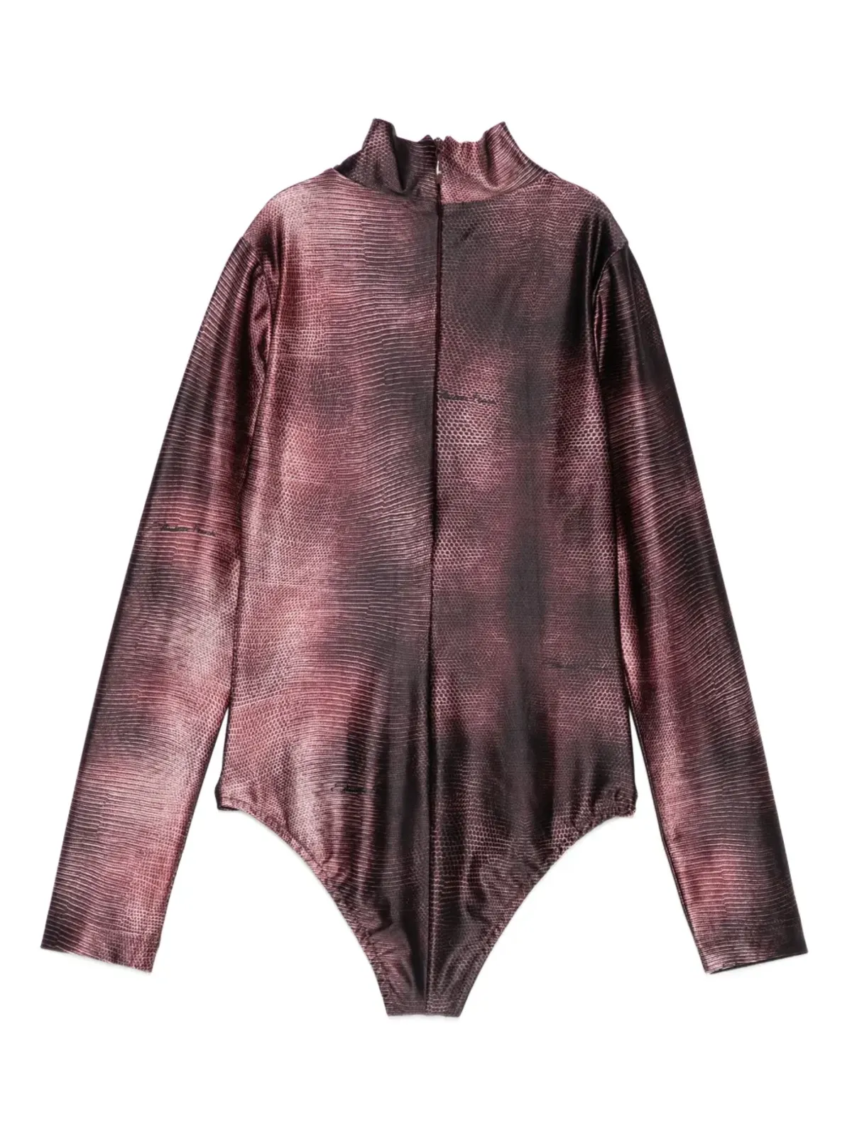 Elisabetta Franchi La Mia Bambina patterned high-neck bodysuit - Red - 画像2