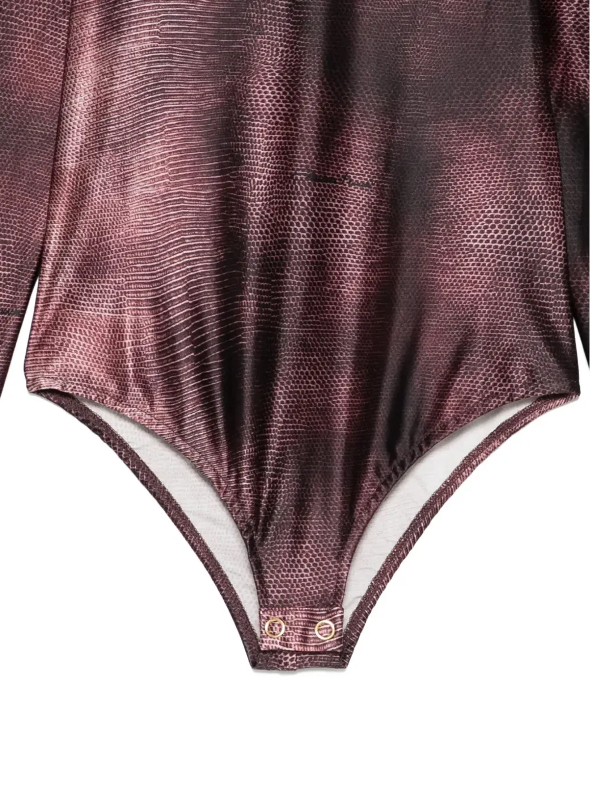 Elisabetta Franchi La Mia Bambina patterned high-neck bodysuit - Red - 画像3