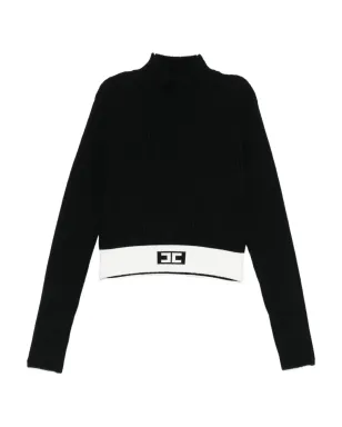 Elisabetta Franchi La Mia Bambina ロゴバンドセーター - サムネイル1
