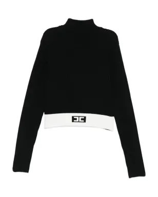 Elisabetta Franchi La Mia Bambina ロゴバンドセーター - サムネイル2
