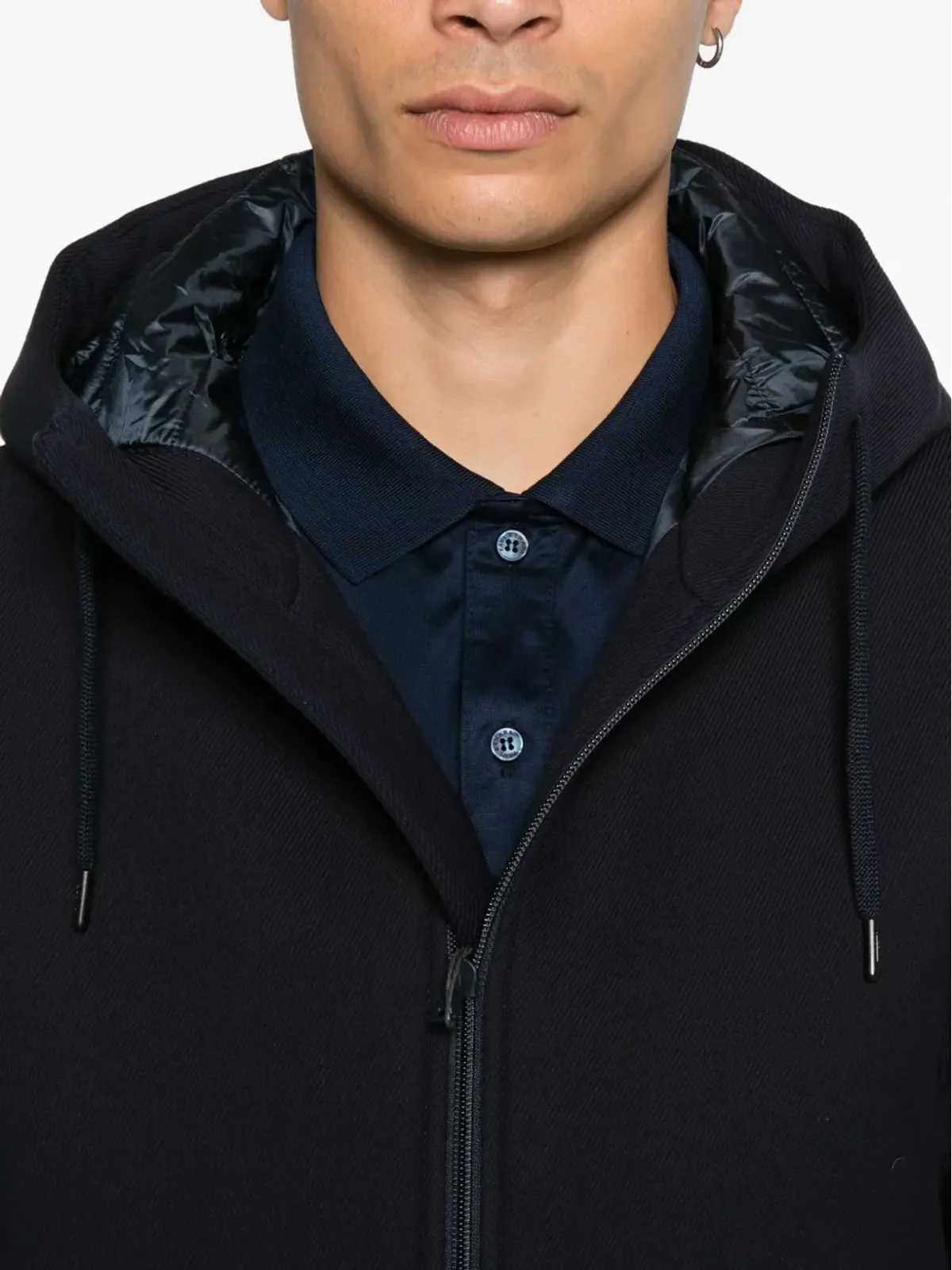 Herno ジップフロント フーデッドジャケット - 画像5