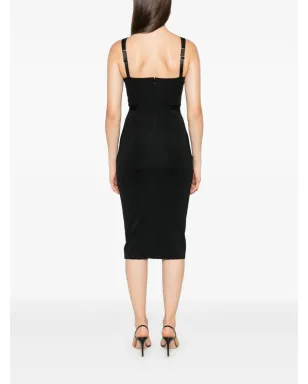 Elisabetta Franchi ハートネック ミニドレス - サムネイル4