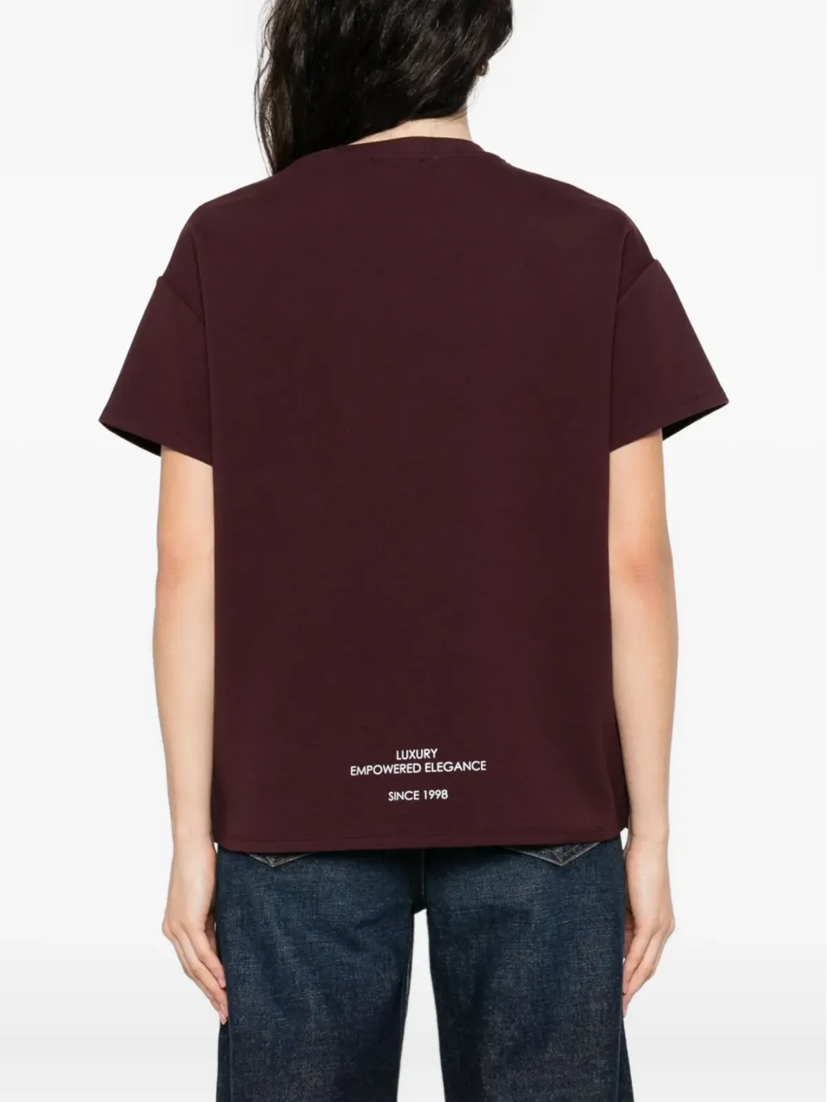Elisabetta Franchi ロゴ文字入り Tシャツ - 画像4