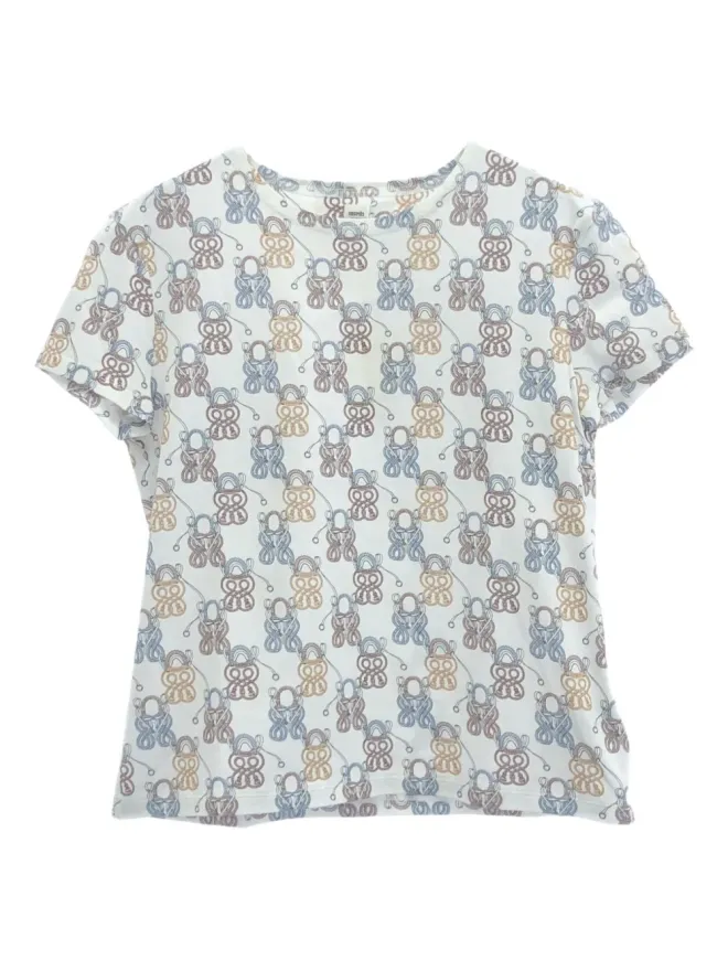 Hermès Pre-Owned Hermès Pre-Owned 00s ロープ柄コットンTシャツの商品画像