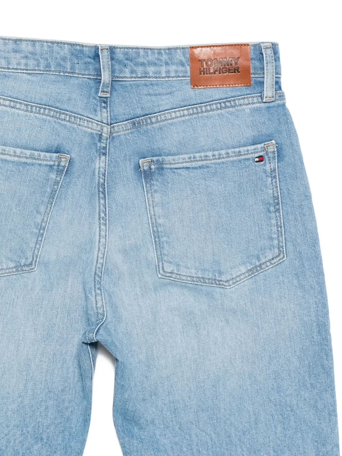 Tommy Hilfiger Junior ロゴパッチジーンズ - 画像3