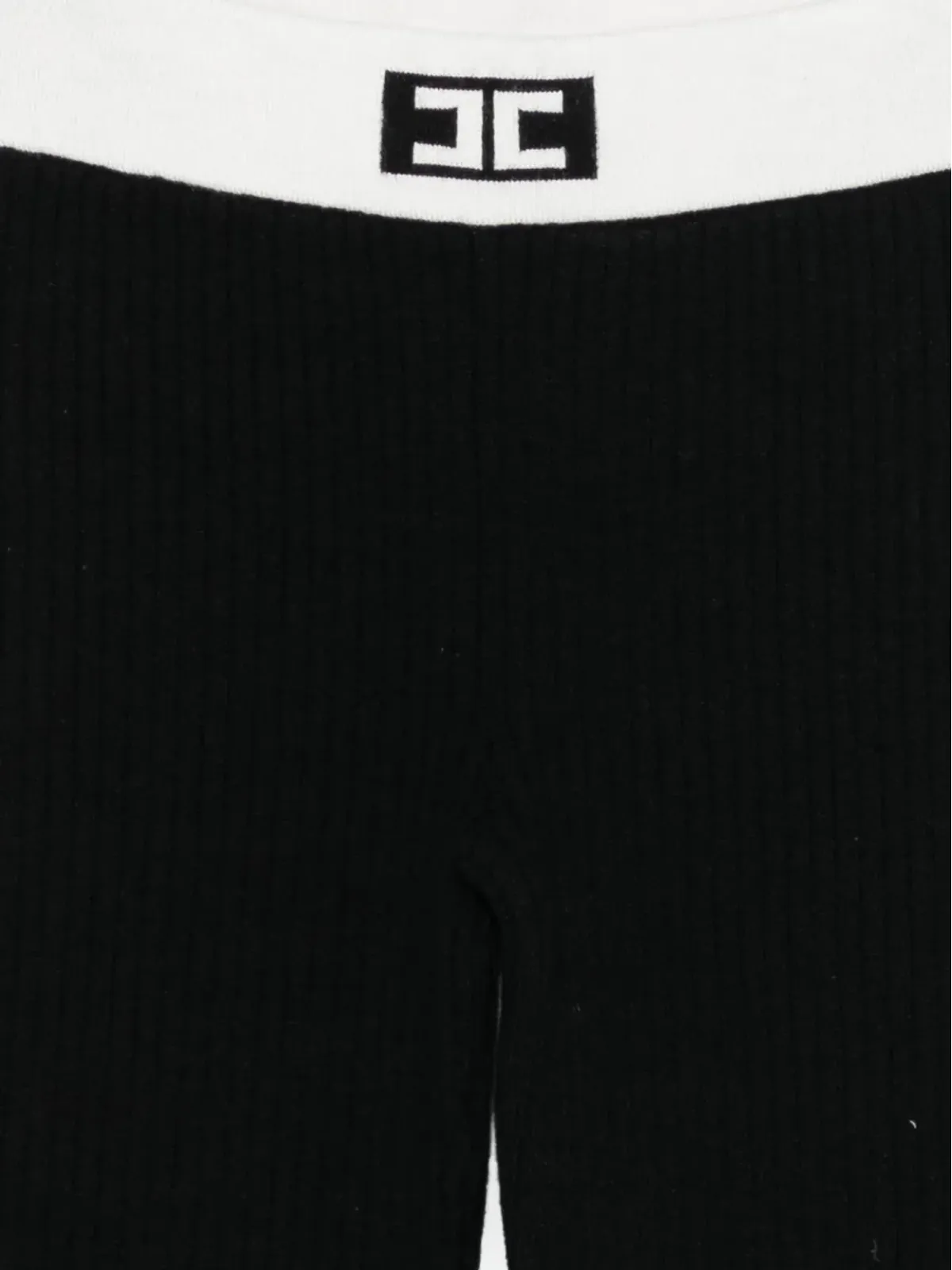 Elisabetta Franchi La Mia Bambina contrasting-trim leggings - Black - 画像3