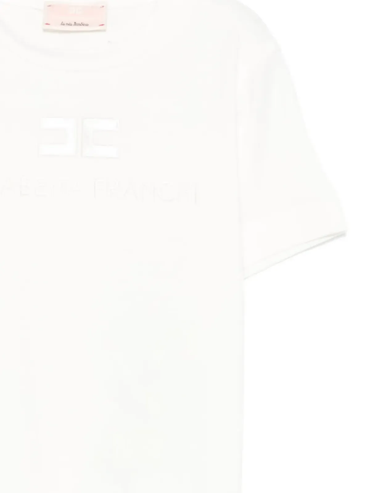 Elisabetta Franchi La Mia Bambina ロゴ刺繍入り半袖Tシャツ - ホワイト - 画像3
