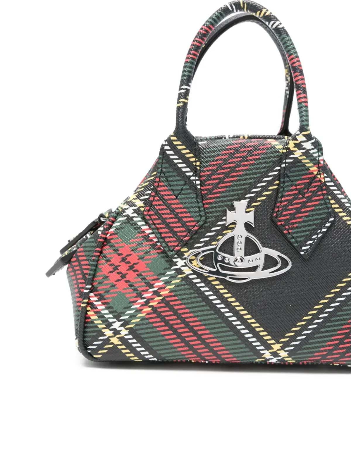 Vivienne Westwood ヤスミン タータンチェック クロスボディバッグ - 画像4