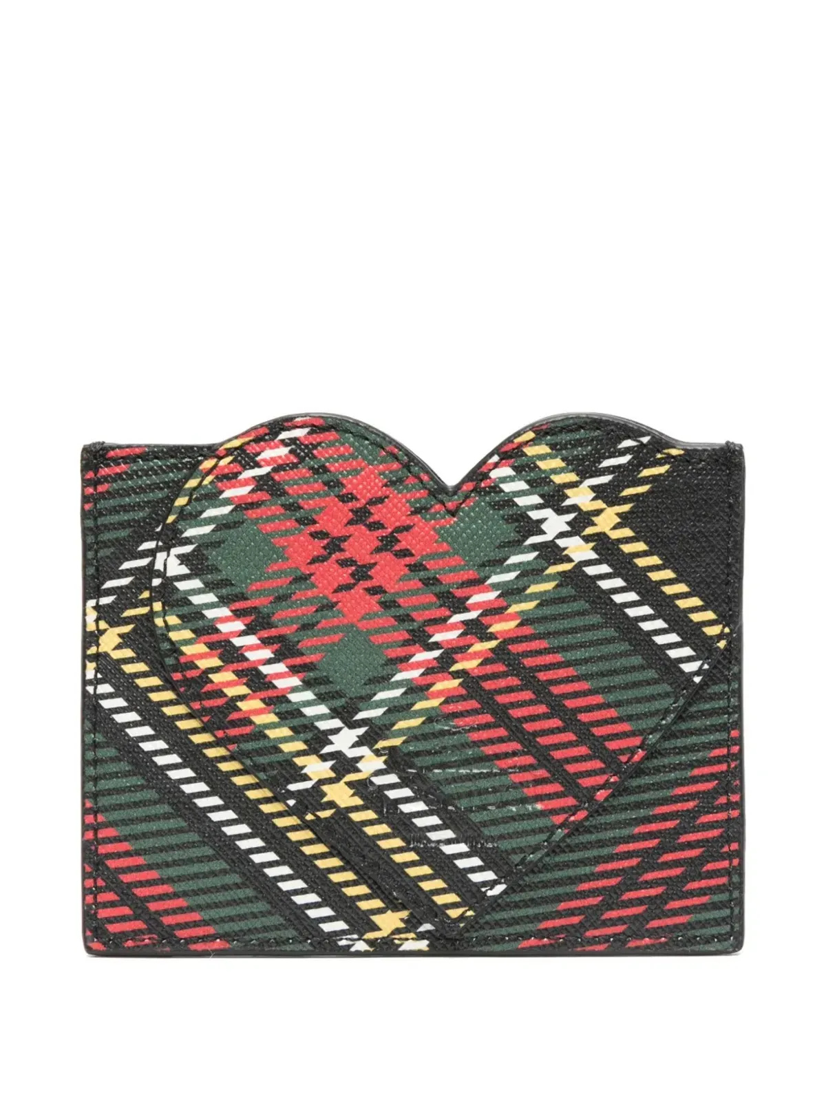 Vivienne Westwood ハート型チェック柄カードホルダー - 画像2