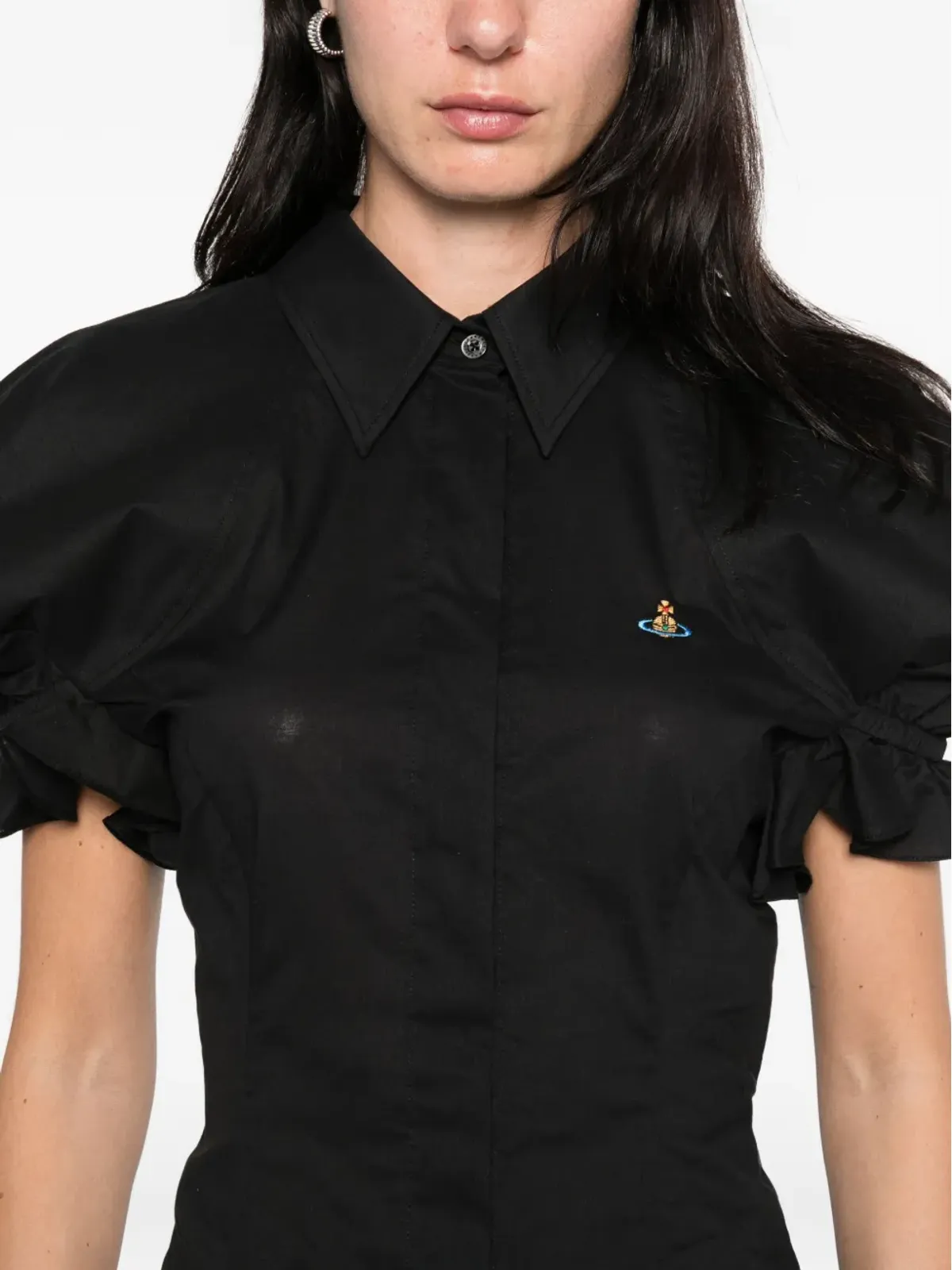 Vivienne Westwood Gexy パフスリーブ ボタンシャツ - 画像5