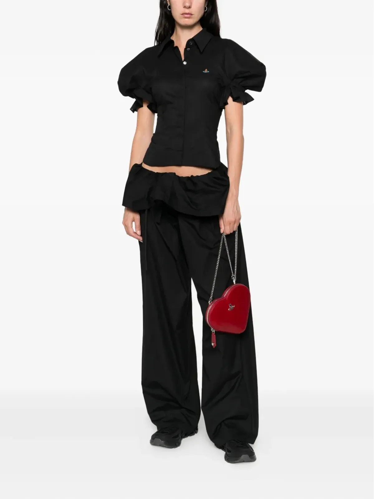 Vivienne Westwood Gexy パフスリーブ ボタンシャツ - 画像2