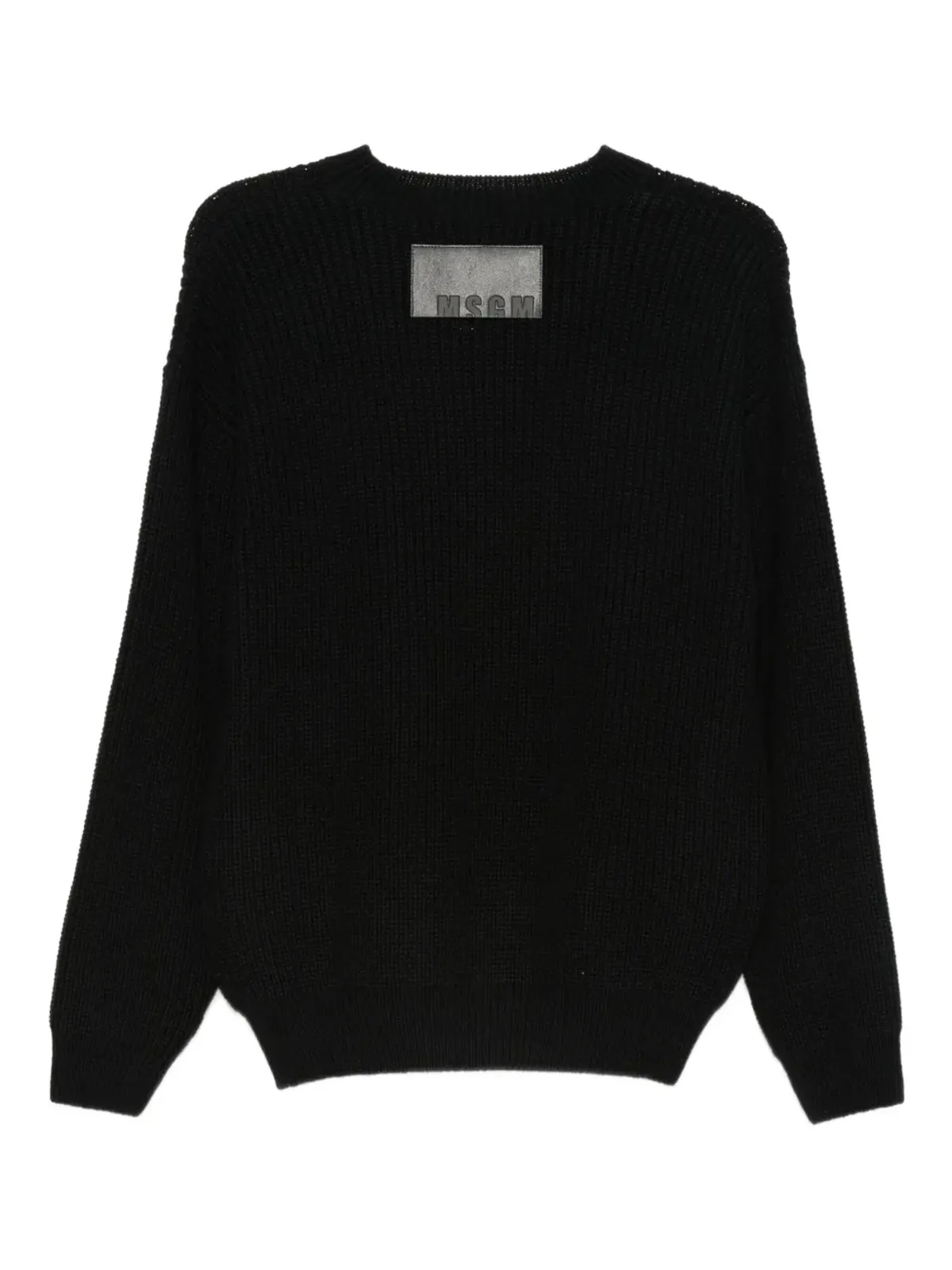 MSGM リブ編みウールセーター - 画像2