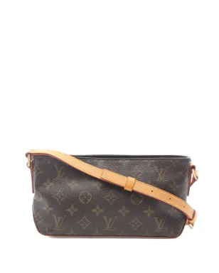 Louis Vuitton Pre-Owned 2000年頃 トロッター ショルダーバッグ - ブラウン - サムネイル1