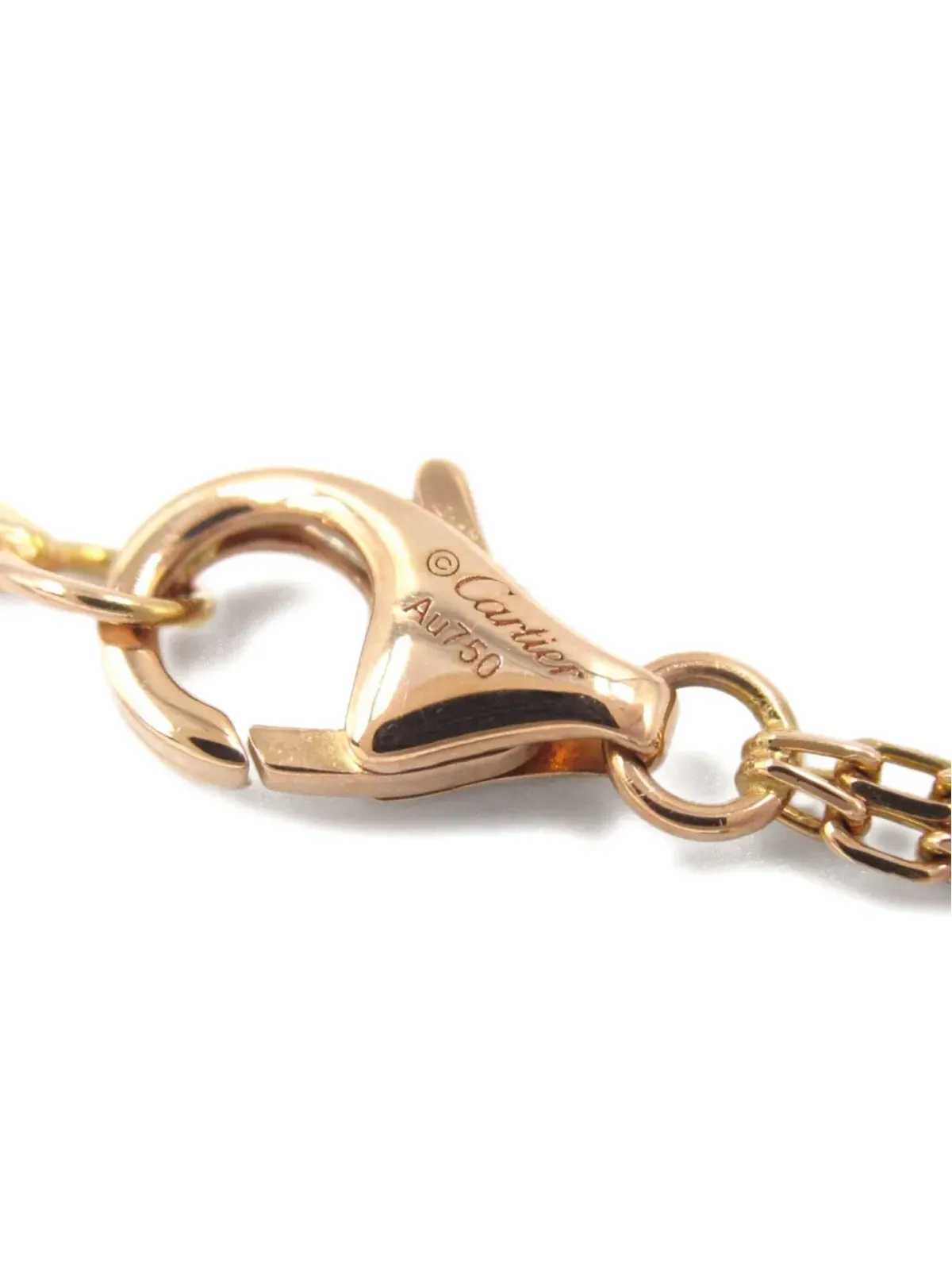 Cartier ラブ ダイヤモンド ネックレス 18Kローズゴールド - 画像3