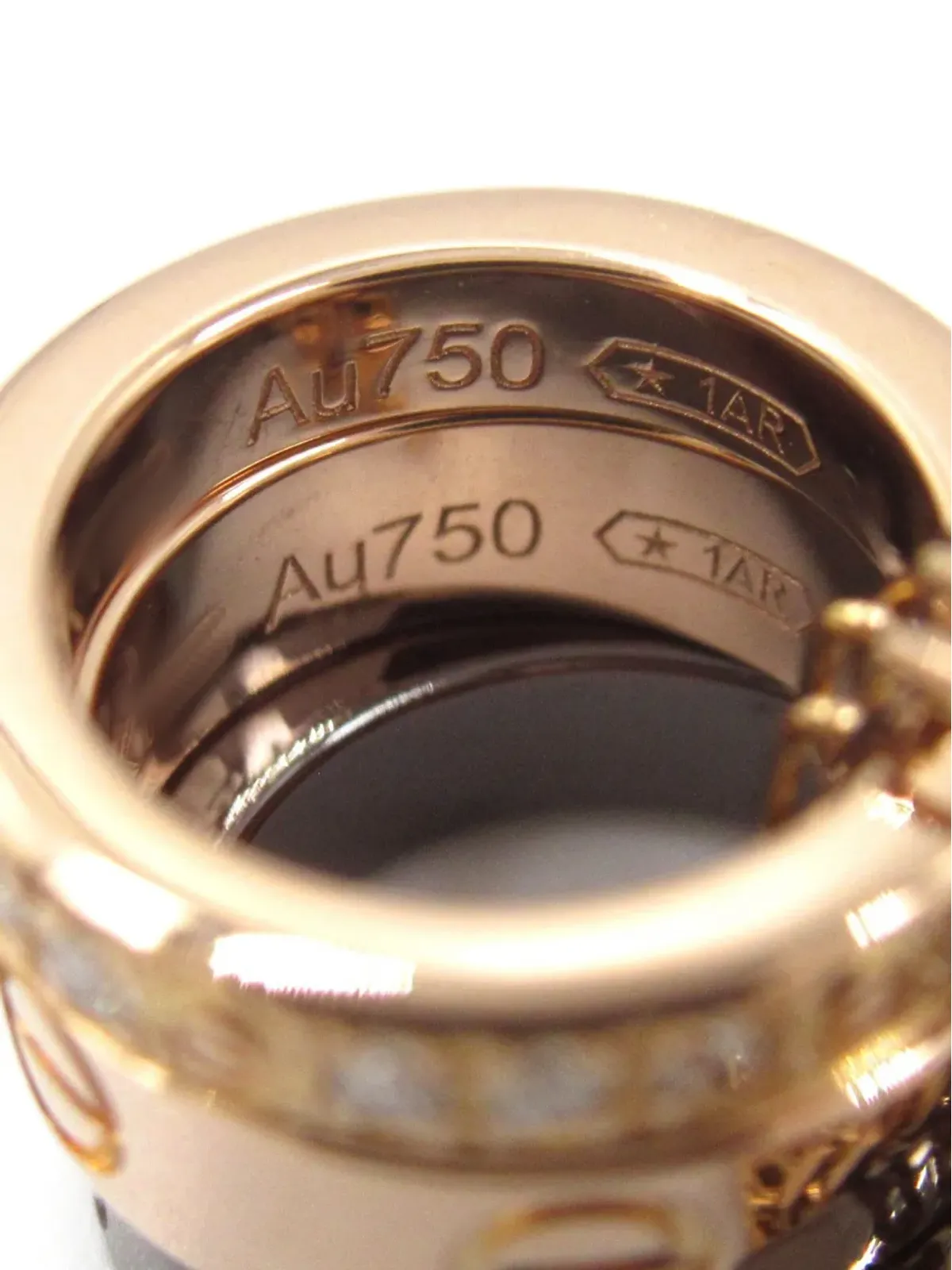 Cartier ラブ ダイヤモンド ネックレス 18Kローズゴールド - 画像4