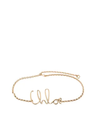 Chloé ロゴプレートチェーンベルト - サムネイル1