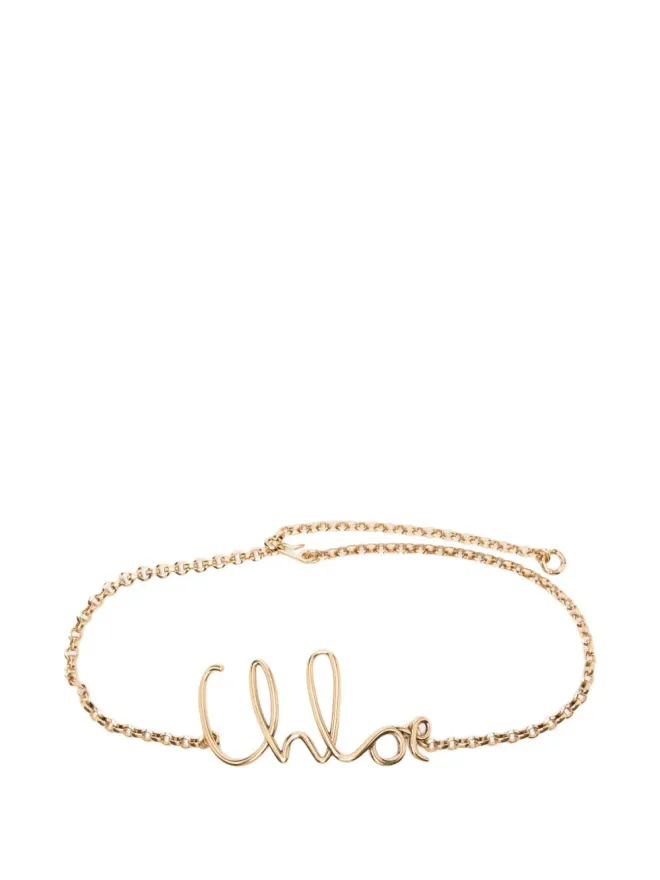 Chloe Chloé ロゴプレートチェーンベルトの商品画像
