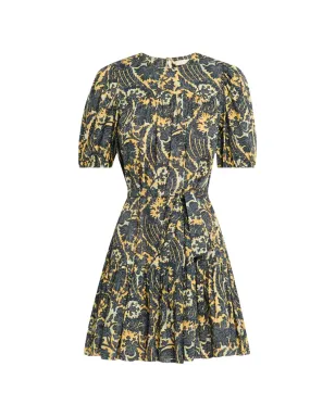 Ulla Johnson ローザリー花柄ベルト付きミニドレス - サムネイル1