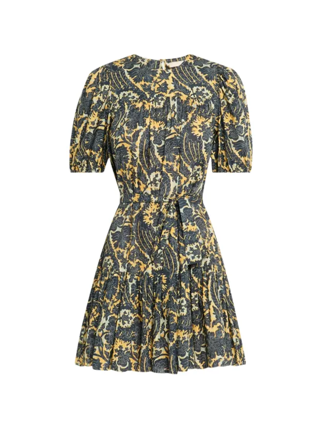 Ulla Johnson Ulla Johnson ローザリー花柄ベルト付きミニドレスの商品画像