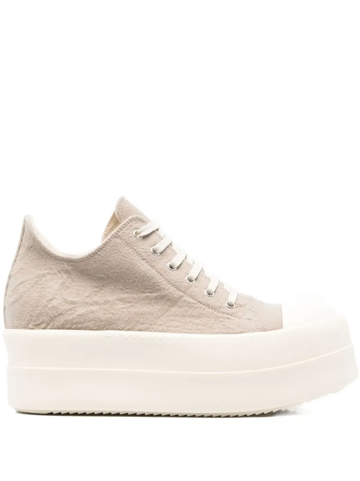 Rick Owens DRKSHDW platform lace-up sneakers - Neutrals - 画像1