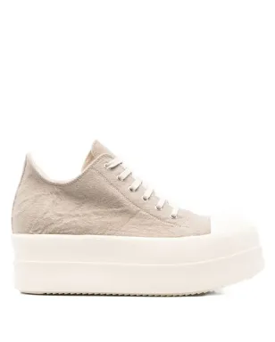 Rick Owens DRKSHDW platform lace-up sneakers - Neutrals - サムネイル1
