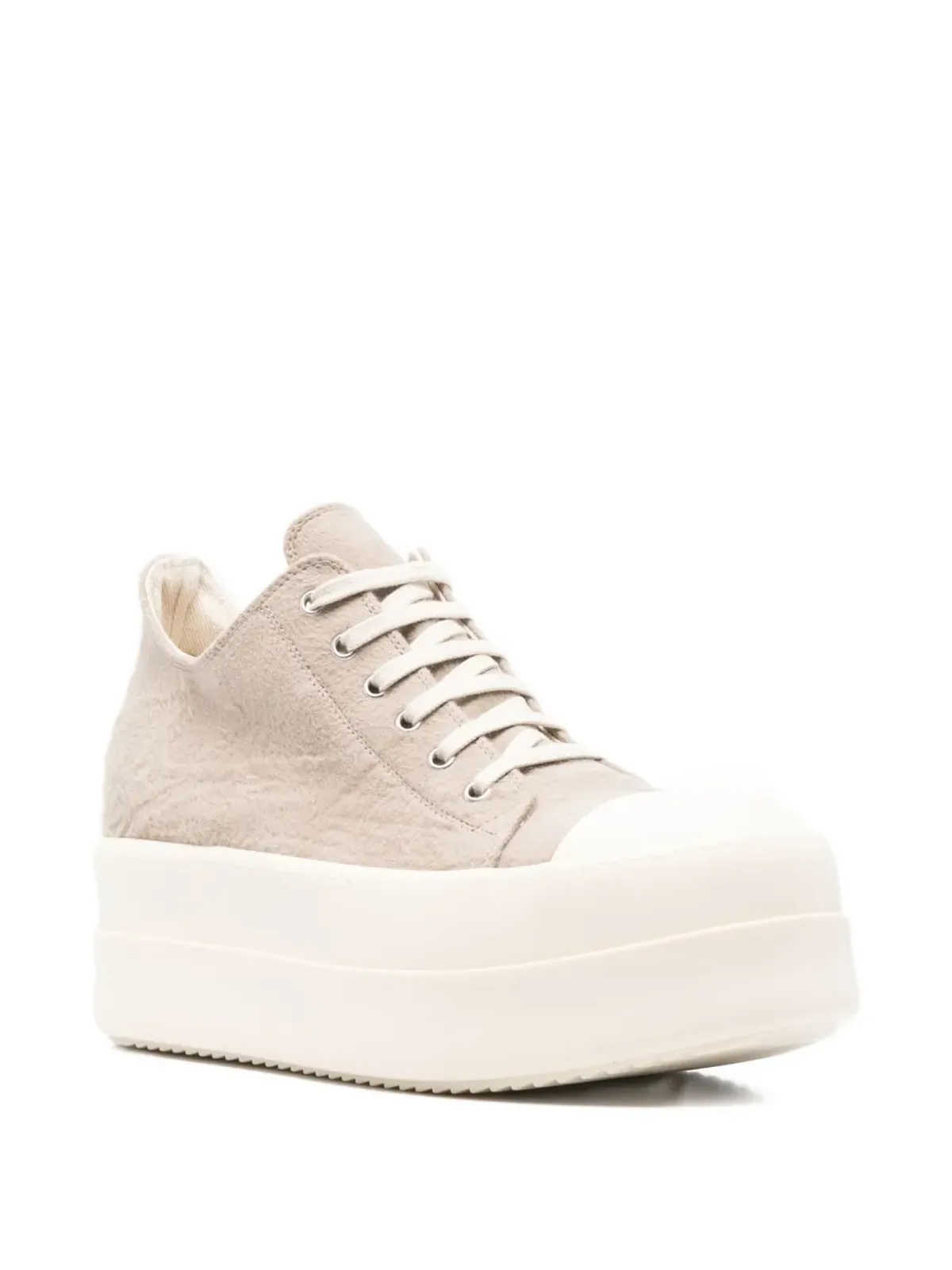 Rick Owens DRKSHDW platform lace-up sneakers - Neutrals - 画像2