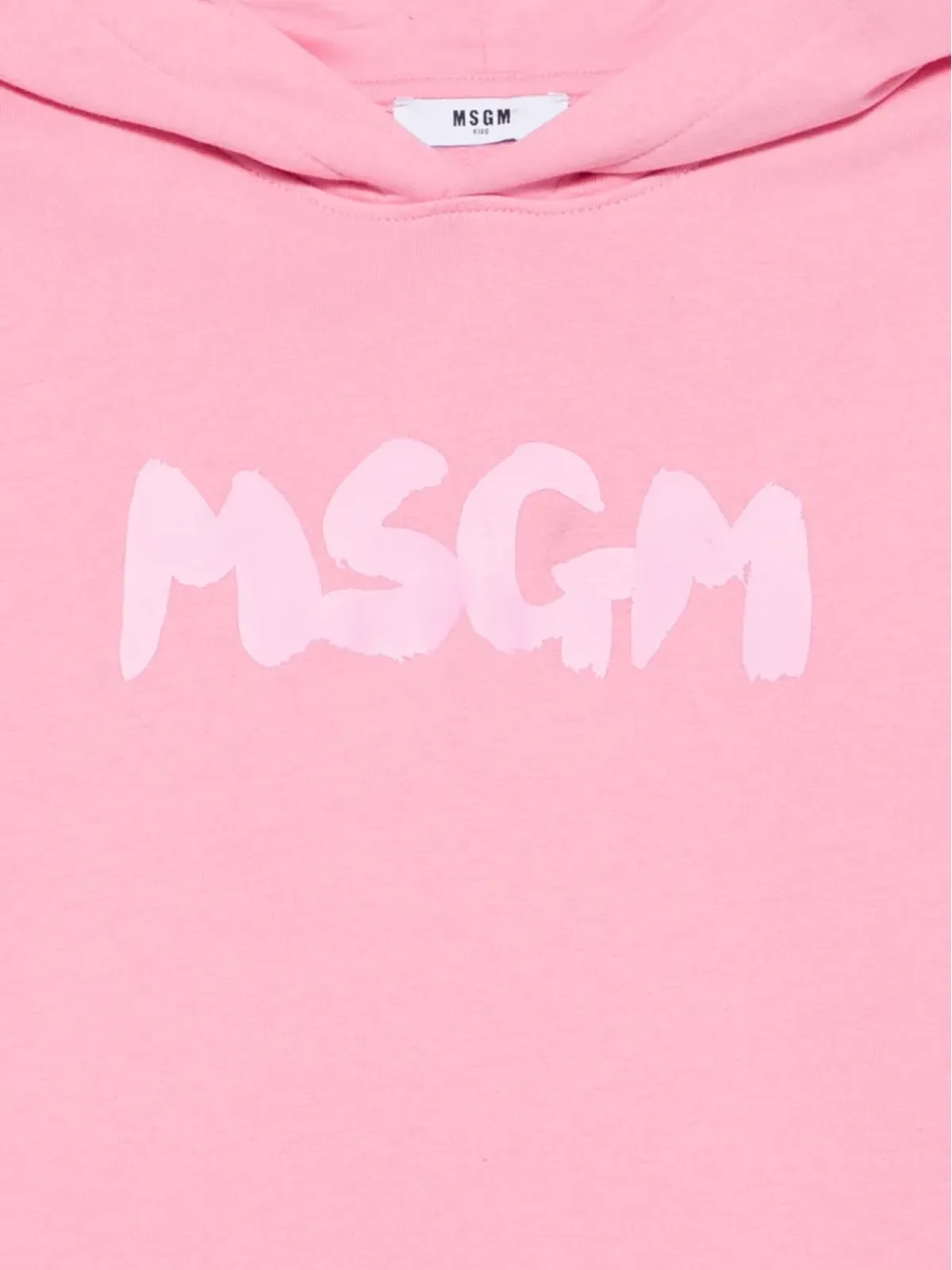 MSGM Kids ロゴプリント・フード付きスウェットシャツ - 画像3
