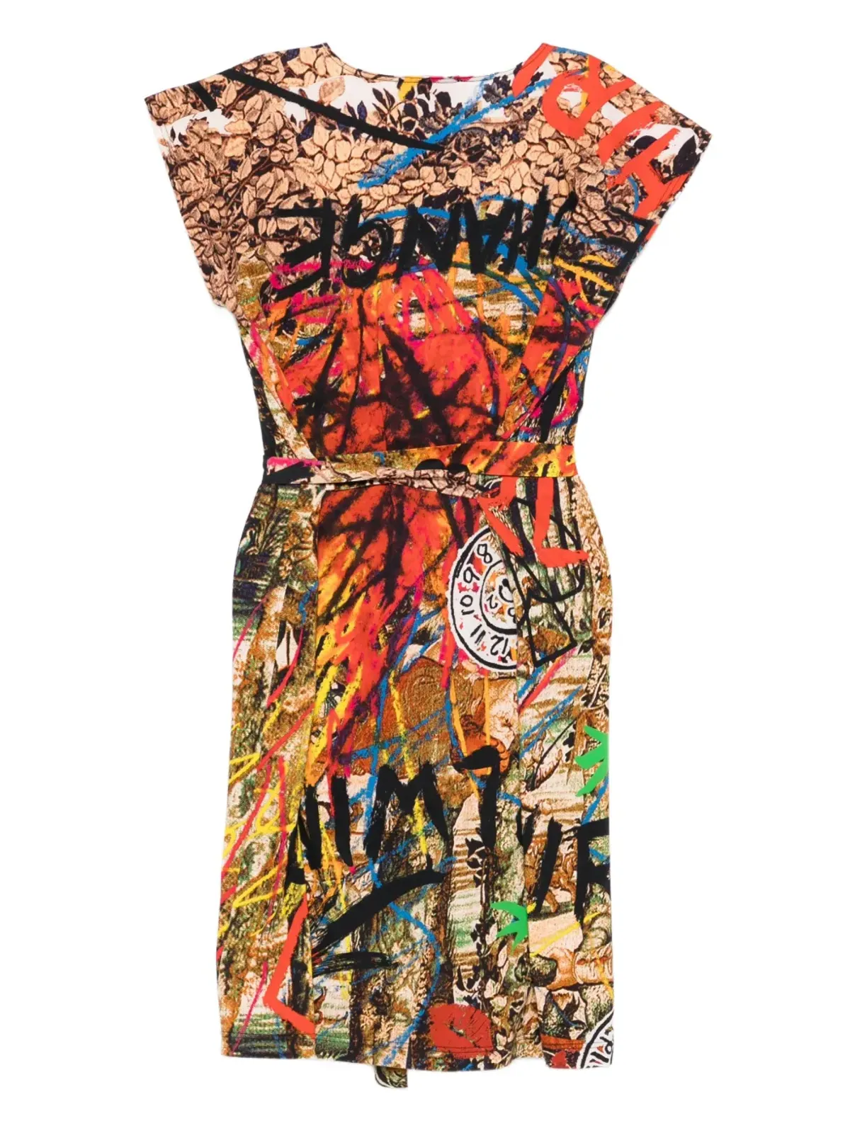 Vivienne Westwood Pre-Owned 2019 グラフィティプリント ドレス - レッド - 画像2