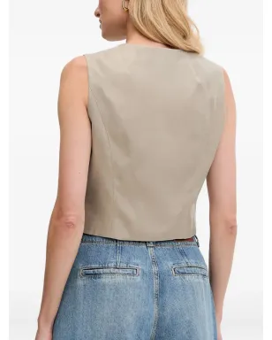 GUESS USA ボタン留め ノースリーブベスト - サムネイル3