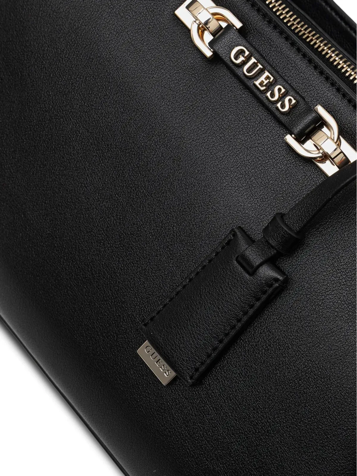 GUESS USA ロゴプレート サッチェルバッグ - 画像4